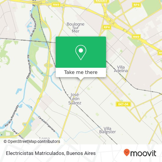 Mapa de Electricistas Matriculados