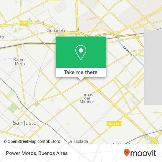 Mapa de Power Motos