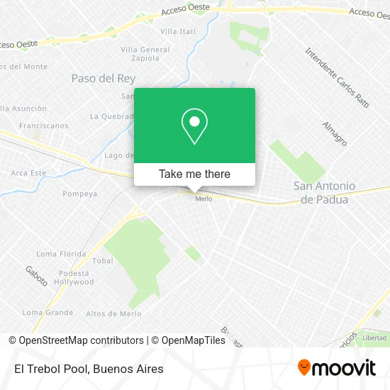 El Trebol Pool map
