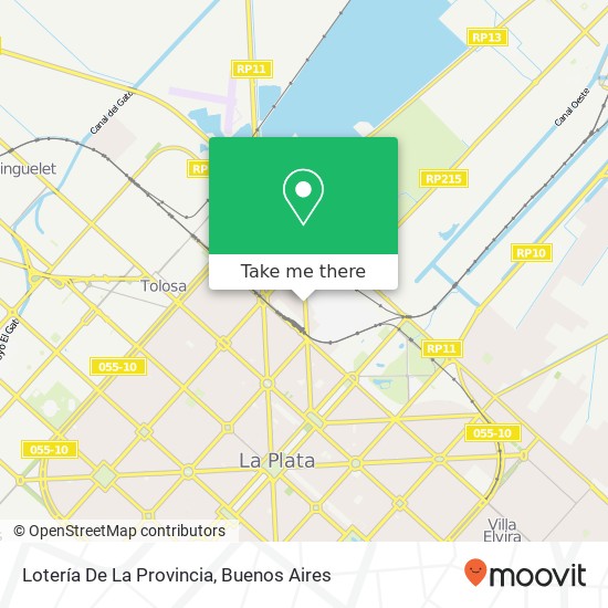 Lotería De La Provincia map