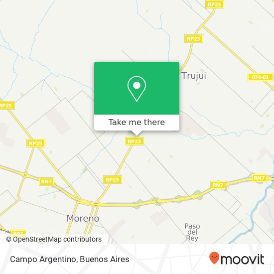 Campo Argentino map