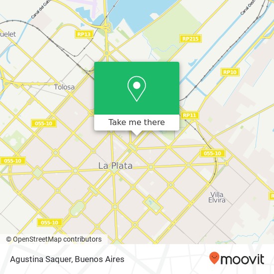 Agustina Saquer map