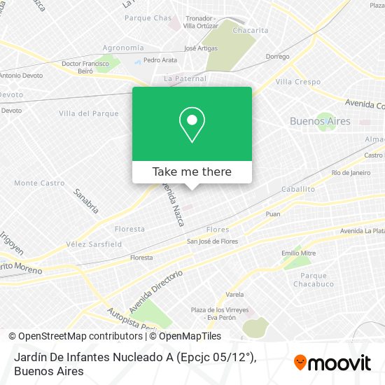 Jardín De Infantes Nucleado A (Epcjc 05 / 12°) map