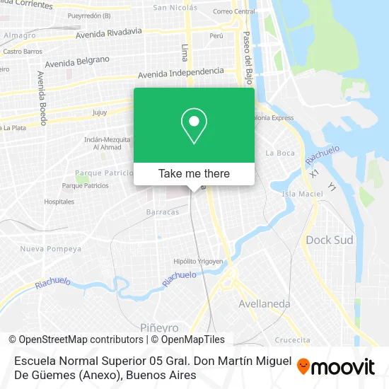 Escuela Normal Superior 05 Gral. Don Martín Miguel De Güemes (Anexo) map