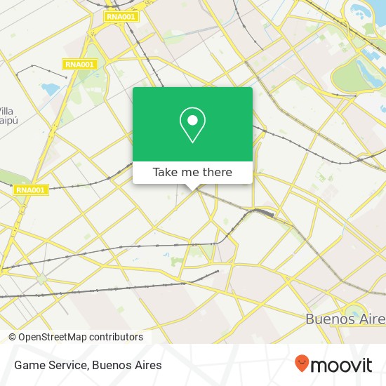 Game Service map