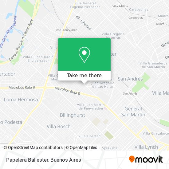 Papelera Ballester map