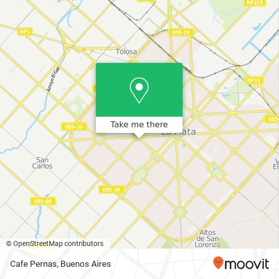 Cafe Pernas map