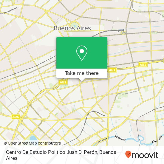 Centro De Estudio Politico Juan D. Perón map