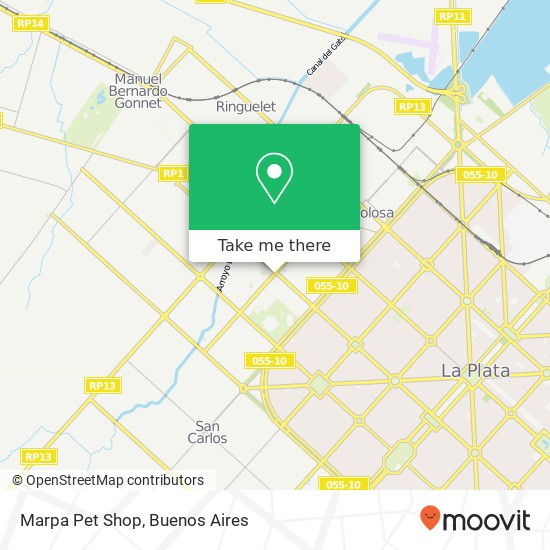 Marpa Pet Shop map