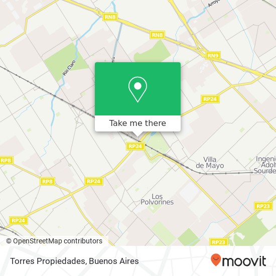 Torres Propiedades map