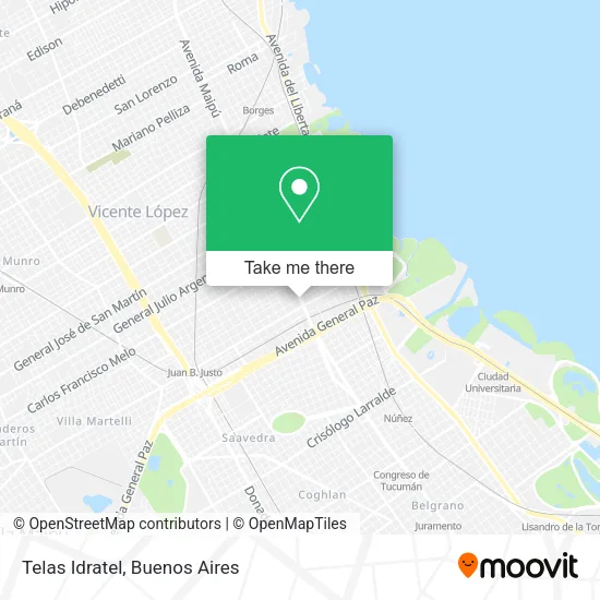 Mapa de Telas Idratel