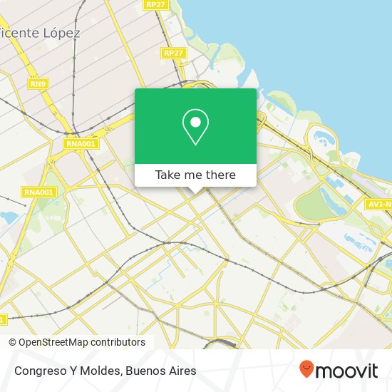 Congreso Y Moldes map