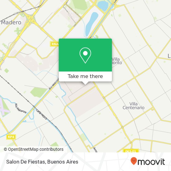 Salon De Fiestas map