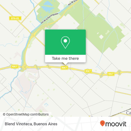 Blend Vinoteca map