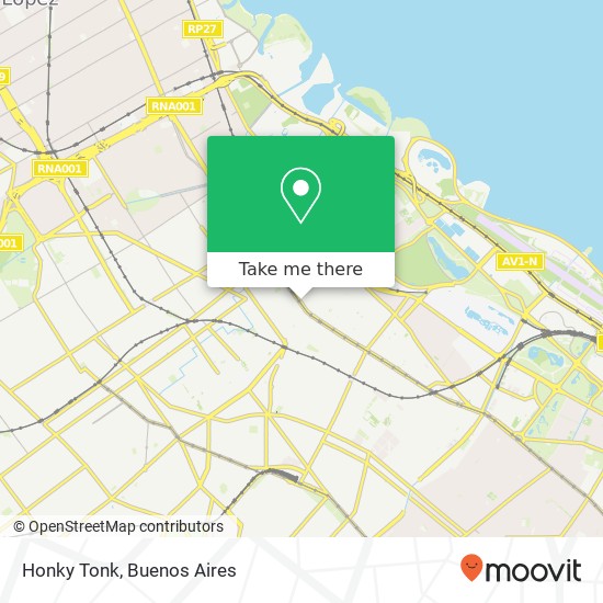 Honky Tonk map