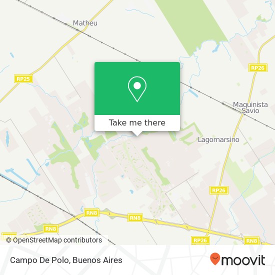 Mapa de Campo De Polo