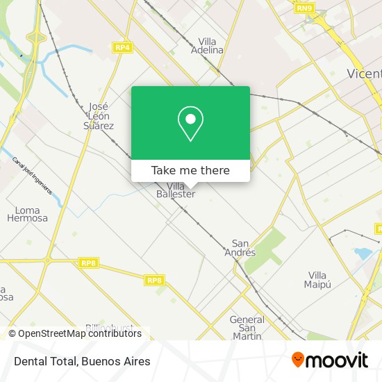 Mapa de Dental Total