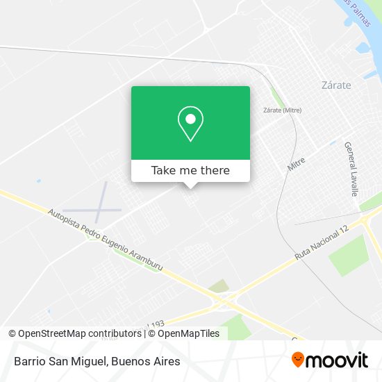 Barrio San Miguel map