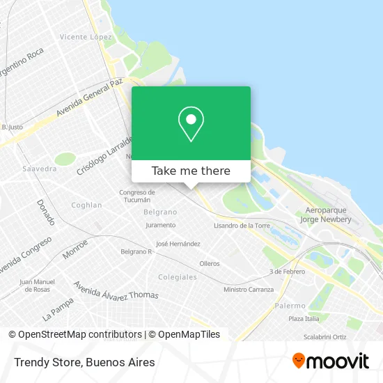 Trendy Store map