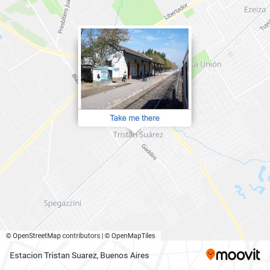 Estacion Tristan Suarez map