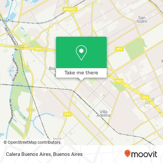Calera Buenos Aires map