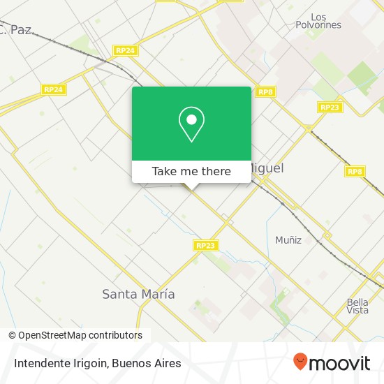 Intendente Irigoin map