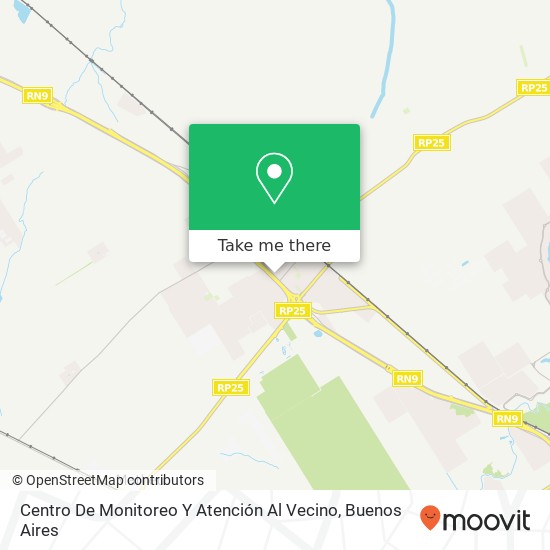 Mapa de Centro De Monitoreo Y Atención Al Vecino