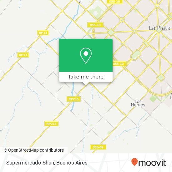 Mapa de Supermercado Shun