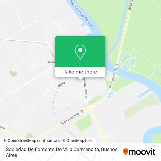 Sociedad De Fomento De Villa Carmencita map