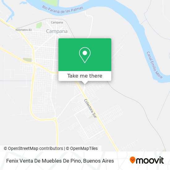 Fenix Venta De Muebles De Pino map