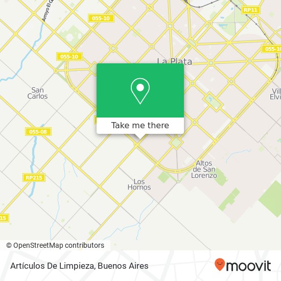 Artículos De Limpieza map