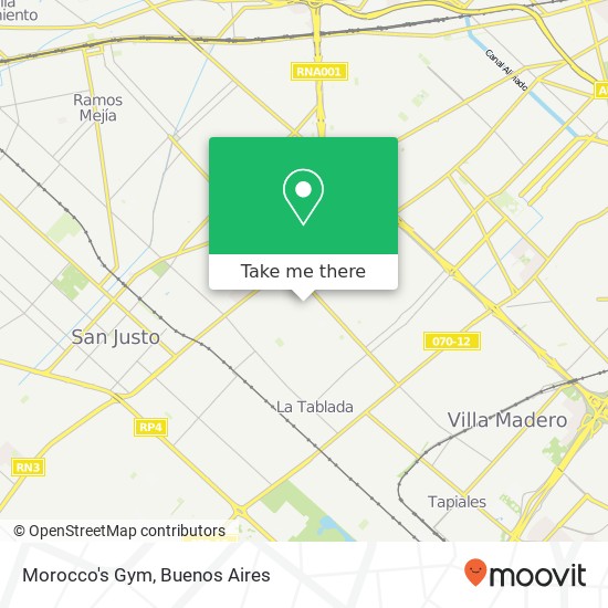 Mapa de Morocco's Gym