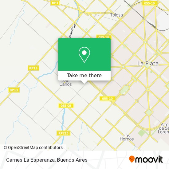 Carnes La Esperanza map