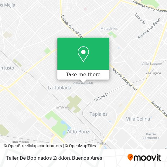 Taller De Bobinados Zikklon map