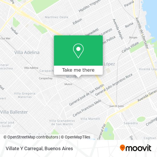Villate Y Carregal map