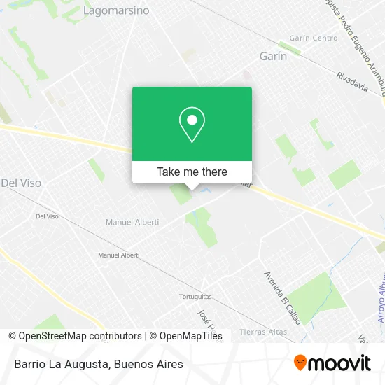 Barrio La Augusta map