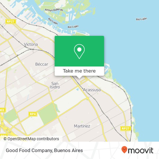 Mapa de Good Food Company