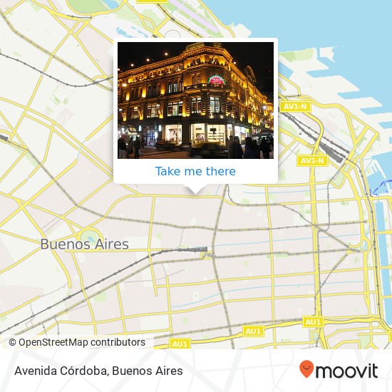 Avenida Córdoba map