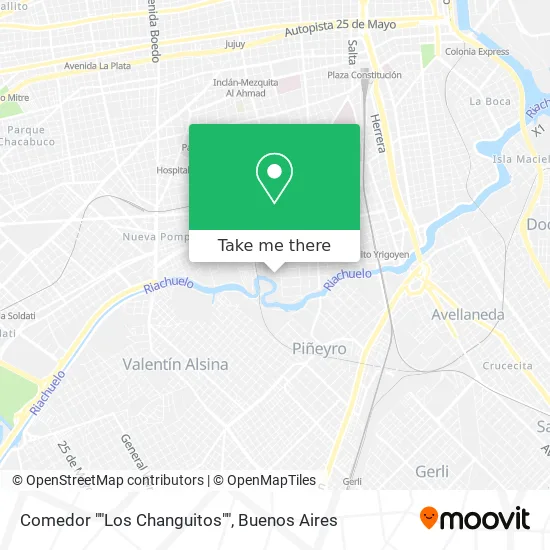 Comedor ""Los Changuitos"" map