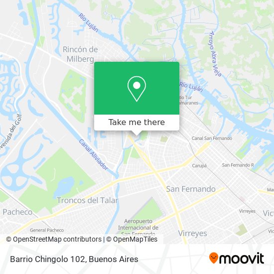 Barrio Chingolo 102 map