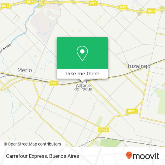 Carrefour Express map