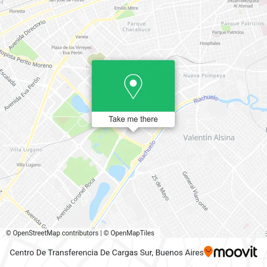 Mapa de Centro De Transferencia De Cargas Sur