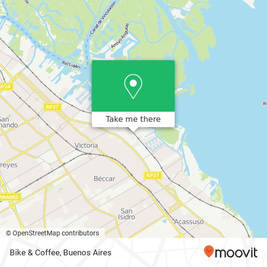 Bike & Coffee map