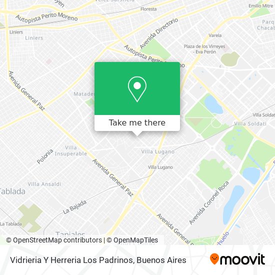 Vidrieria Y Herreria Los Padrinos map