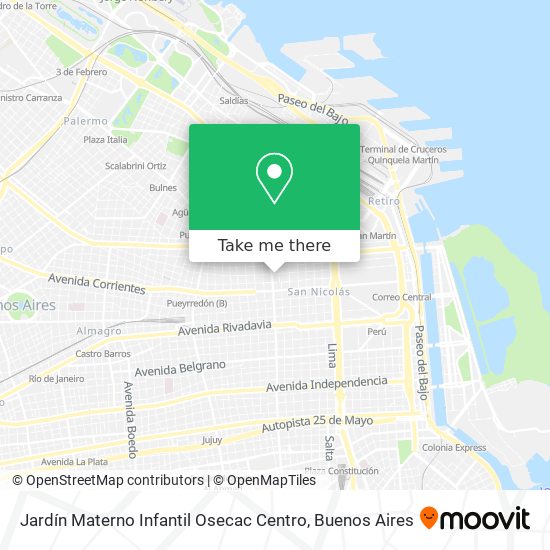 Jardín Materno Infantil Osecac Centro map