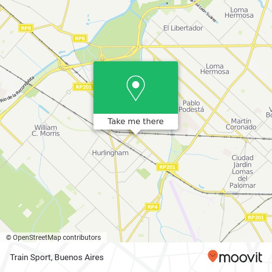 Train Sport map