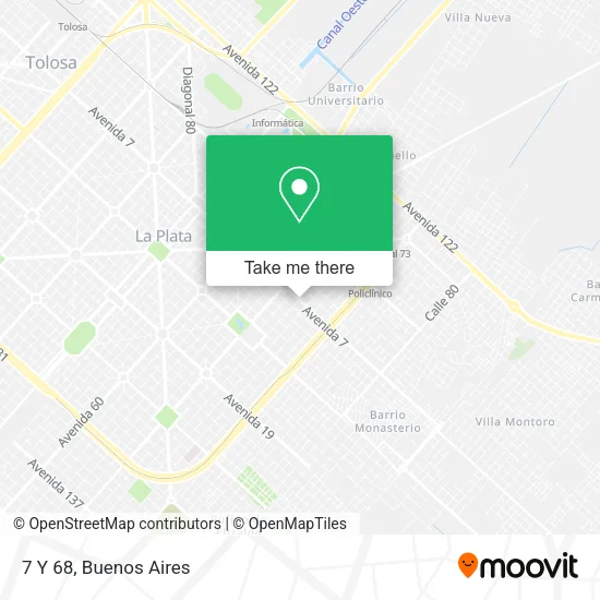 Mapa de 7 Y 68