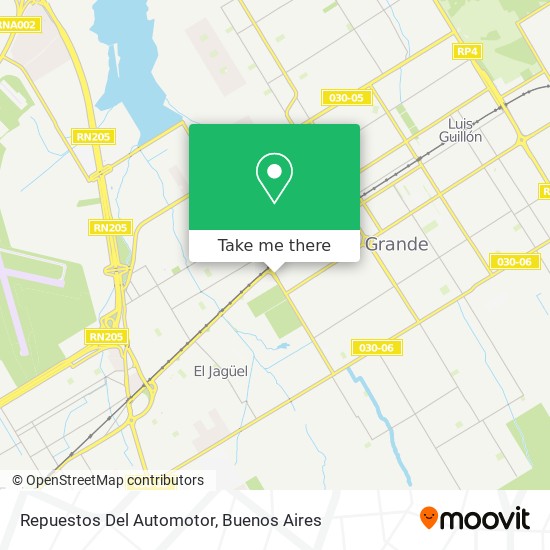 Repuestos Del Automotor map