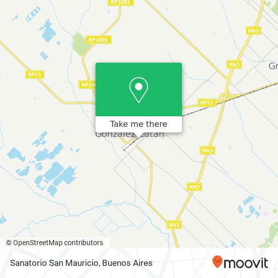 Sanatorio San Mauricio map