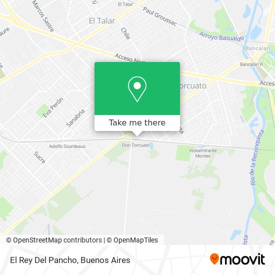 El Rey Del Pancho map